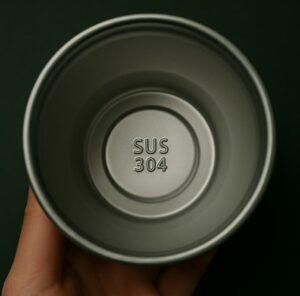 Stainless steel cup