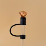Elegant Crystal Straw Toppers (3-Color Set)